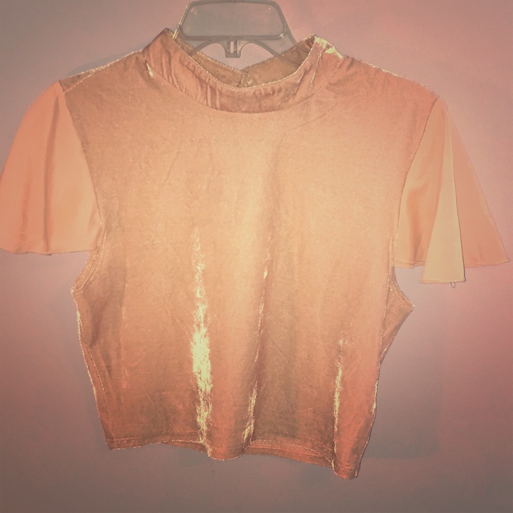 Pink velvet Shirt